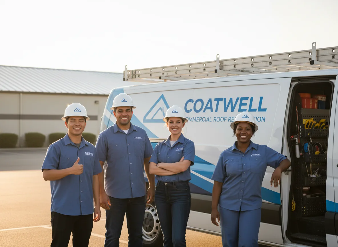 Commercial roof coating company in Glenmoore, PA